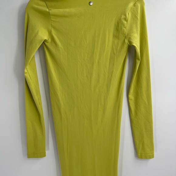 Simon Miller Stretch Kiwi Xema V-Neck Long Sleeve Dress Size Xs/small - Picture 10 of 12